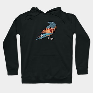 nature black crow Hoodie